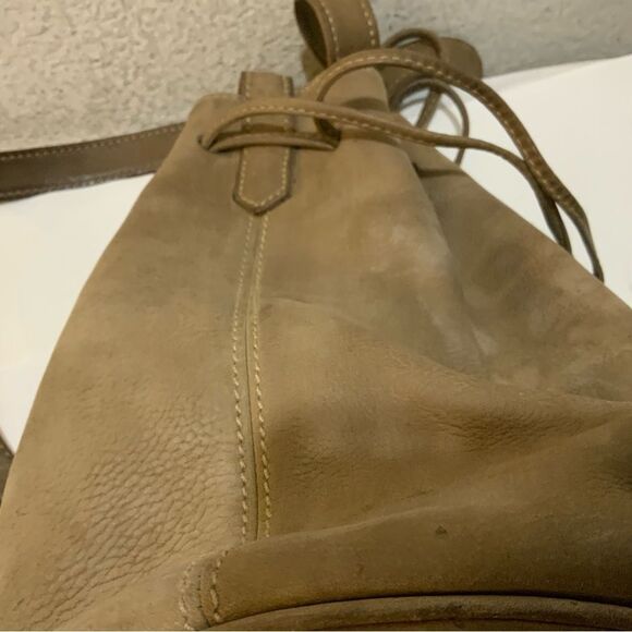 Vintage Coach Sonoma Pebbled Nubuck leather Drawstring Bucket Bag #4931 - Picture 5 of 14